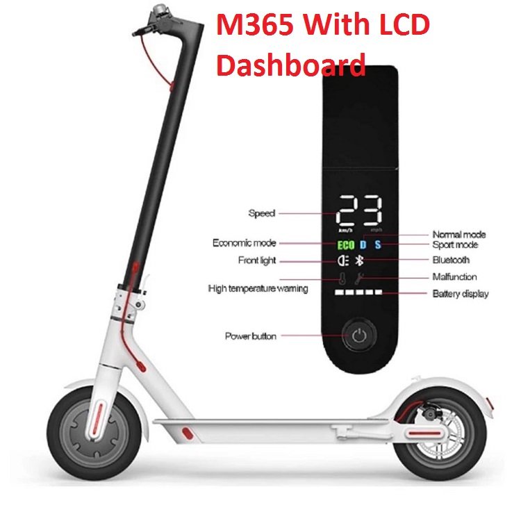 Hot sale 8.5 inch M365 folding electric scooter kick scooter 1:1 with lcd console with mobile APP