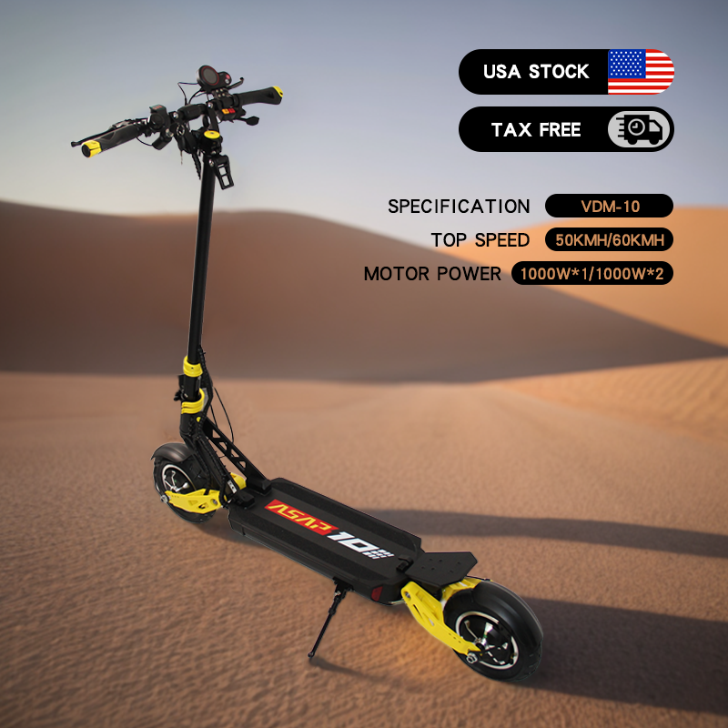 2022 Newest VDM 10 Inch Dual Motor Light Weight 52v 2000w Mobile High Quality Fast Electric scooter