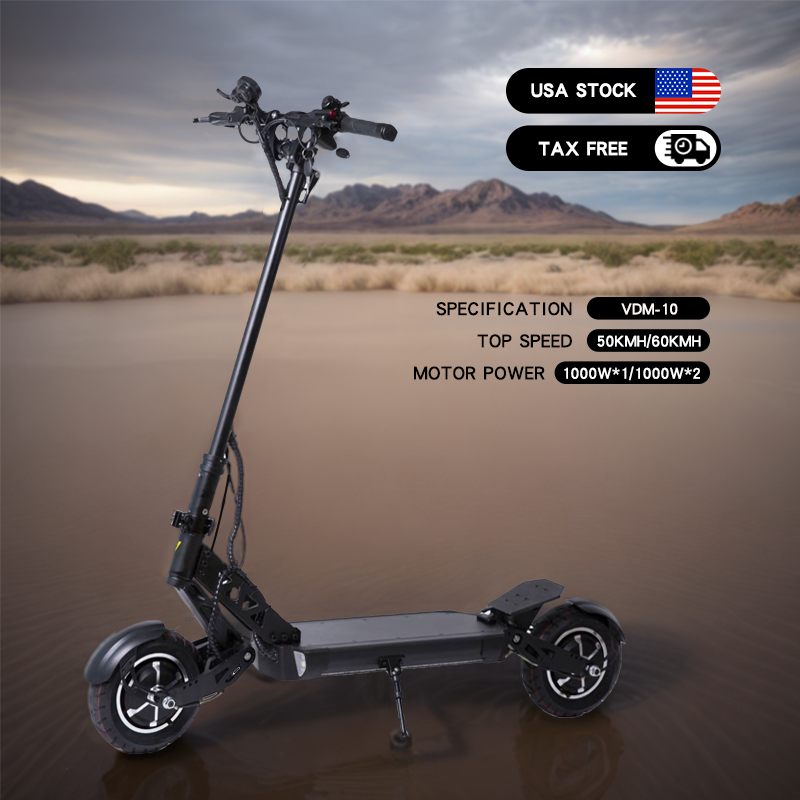 2022 Newest VDM 10 Inch Dual Motor Light Weight 52v 2000w Mobile High Quality Fast Electric scooter