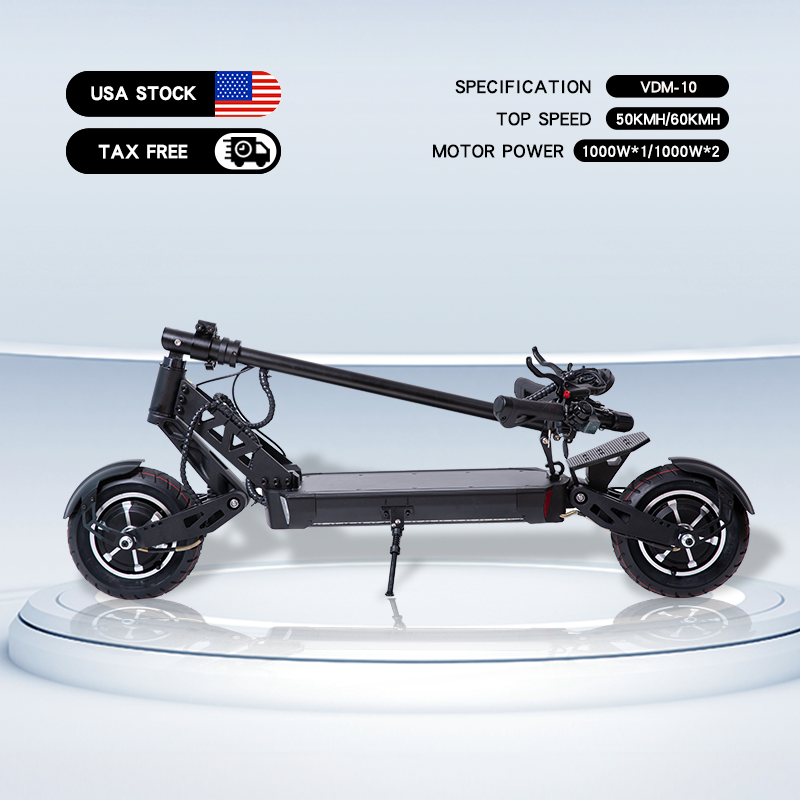 2022 Newest VDM 10 Inch Dual Motor Light Weight 52v 2000w Mobile High Quality Fast Electric scooter