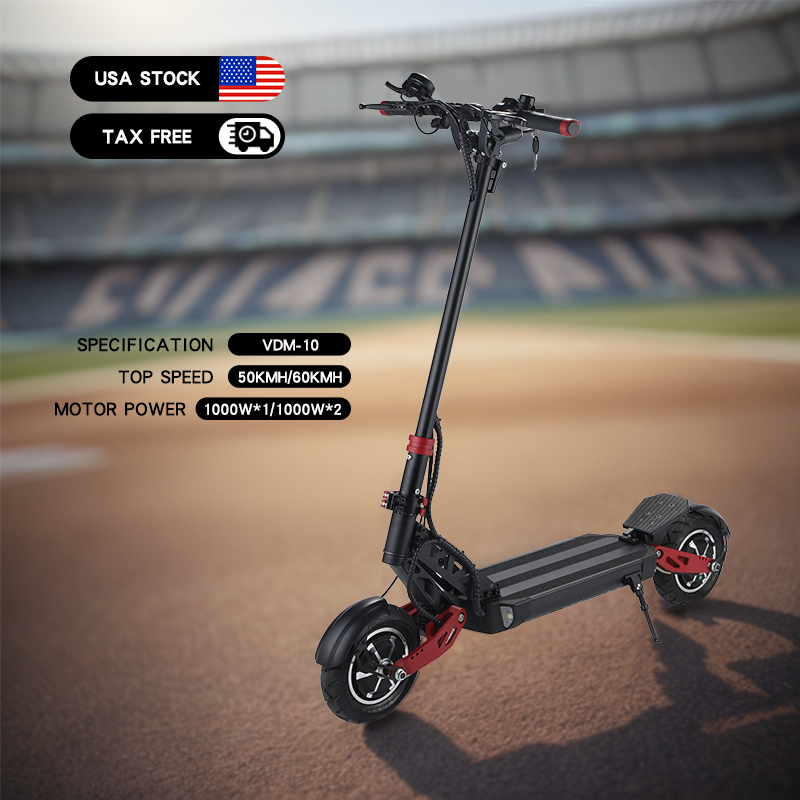 2022 Newest VDM 10 Inch Dual Motor Light Weight 52v 2000w Mobile High Quality Fast Electric scooter