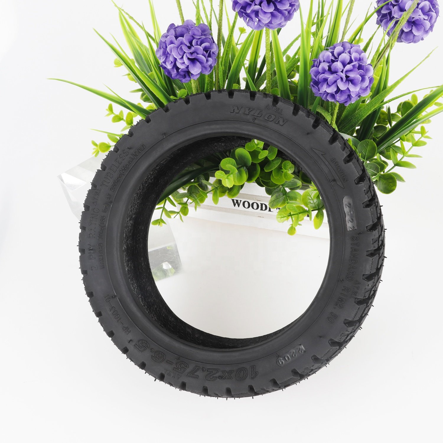 Ulip 10*2.75-6.5 Off-road Scooter Tubeless Tire 10x2.75-6.5 Vacuum Widen 10 inch Tire for Electric Scooter Parts Tyre Repairing