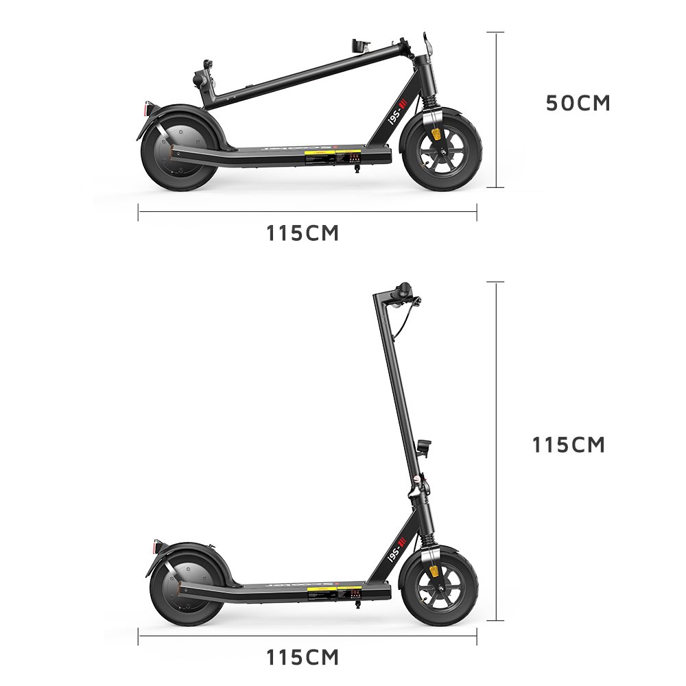 iscooter i9S EU warehouse 500W Motor Max Speed Off Road 10Ah Foldable Adults Electric scooters