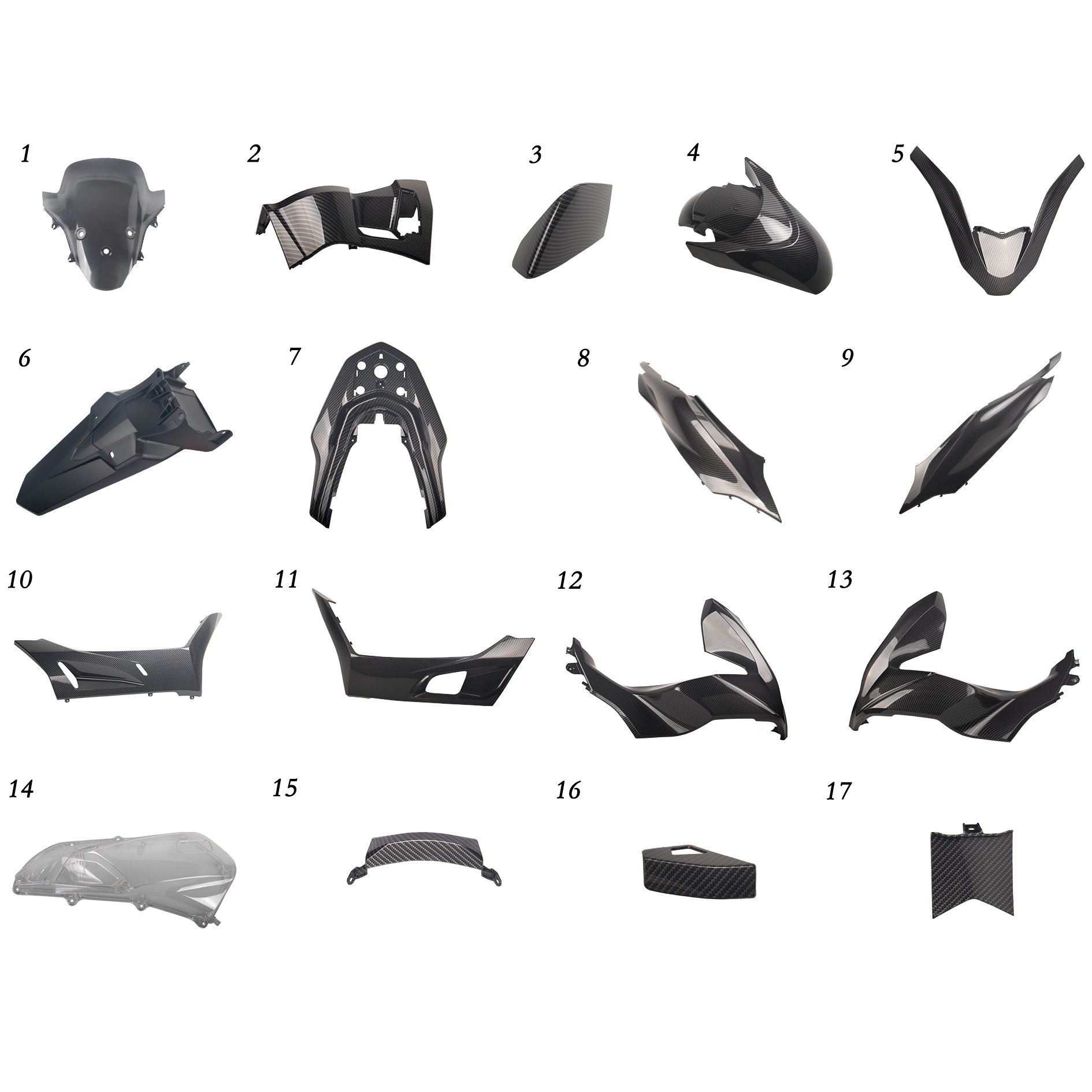 Motorcycle Spare Parts Motorcycle Frame & Body Parts for Yamaha NVX155 AEROX155