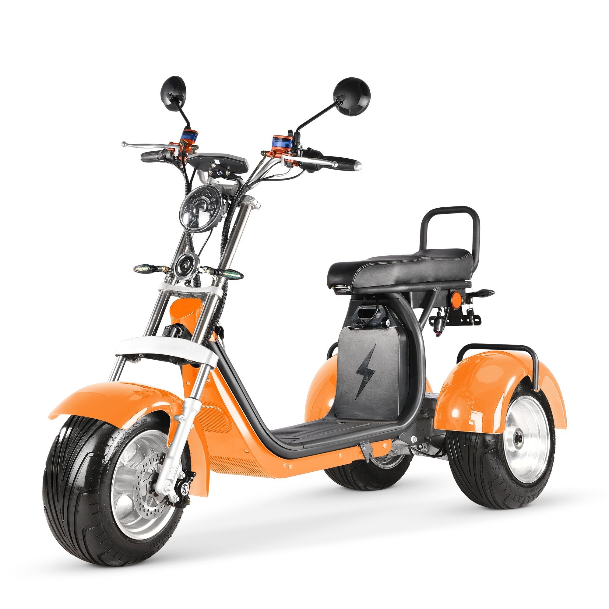 US/EU warehouse Hot Sale Electric Tricycle Enclosed Body 3 Wheels Electric Scooter tricycle motorcycle three wheel citycoco eec