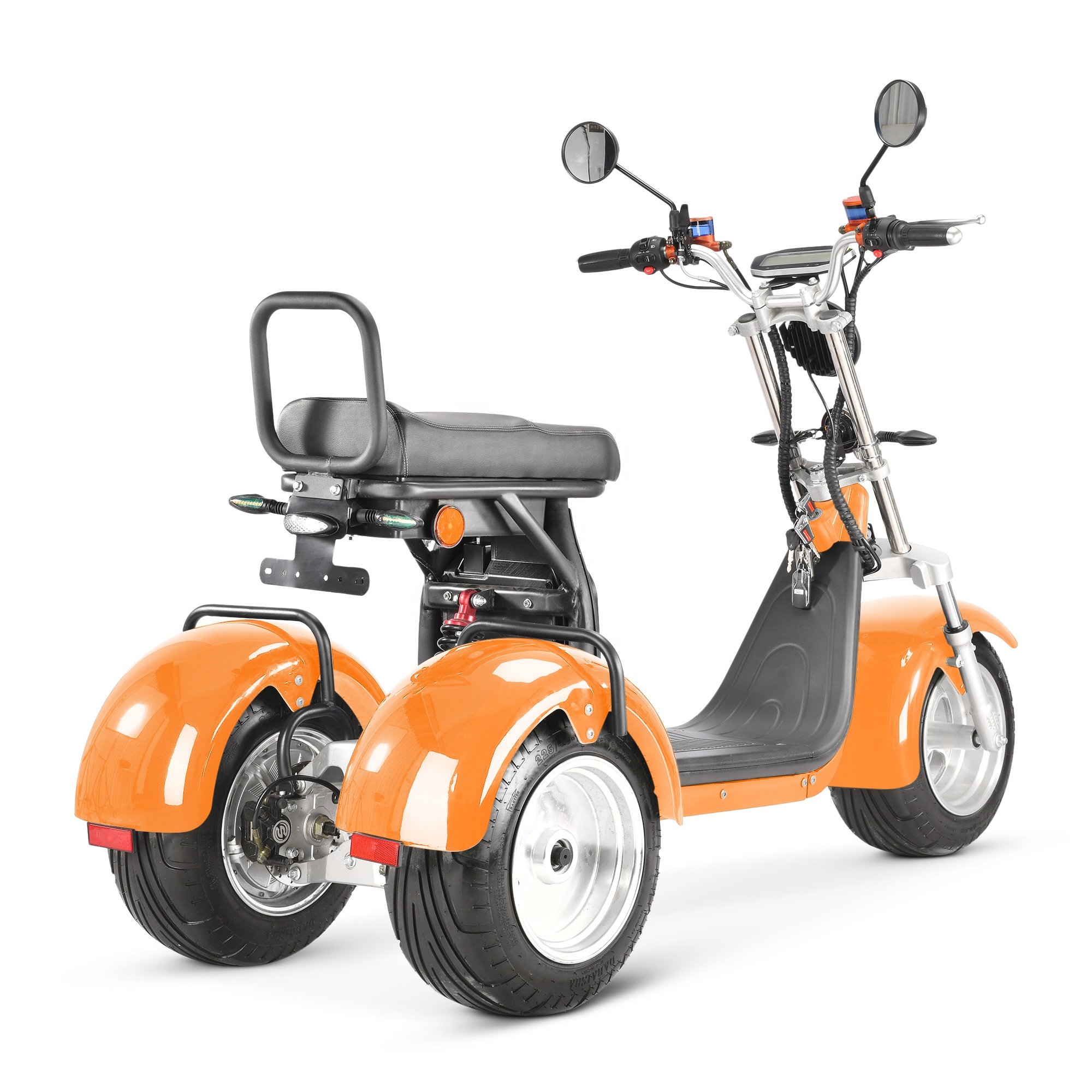 US/EU warehouse Hot Sale Electric Tricycle Enclosed Body 3 Wheels Electric Scooter tricycle motorcycle three wheel citycoco eec