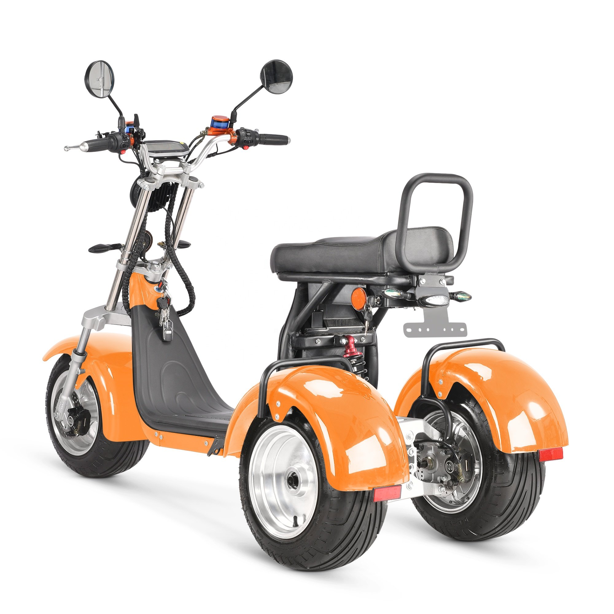 US/EU warehouse Hot Sale Electric Tricycle Enclosed Body 3 Wheels Electric Scooter tricycle motorcycle three wheel citycoco eec