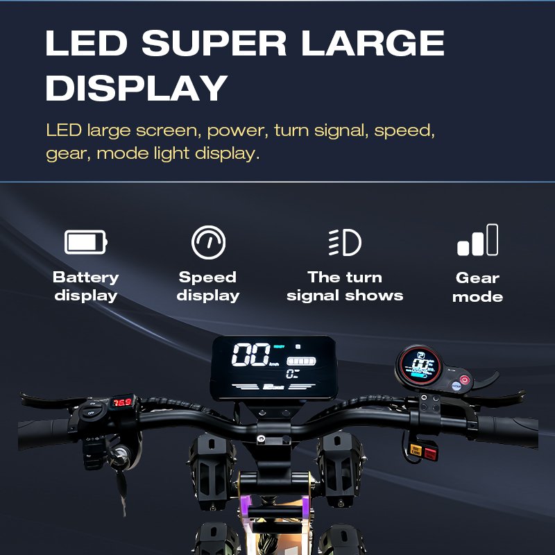 HCBK GT-M8 72V10000w electric scooter 50AH/60AH long-distance off-road adult electric scooter