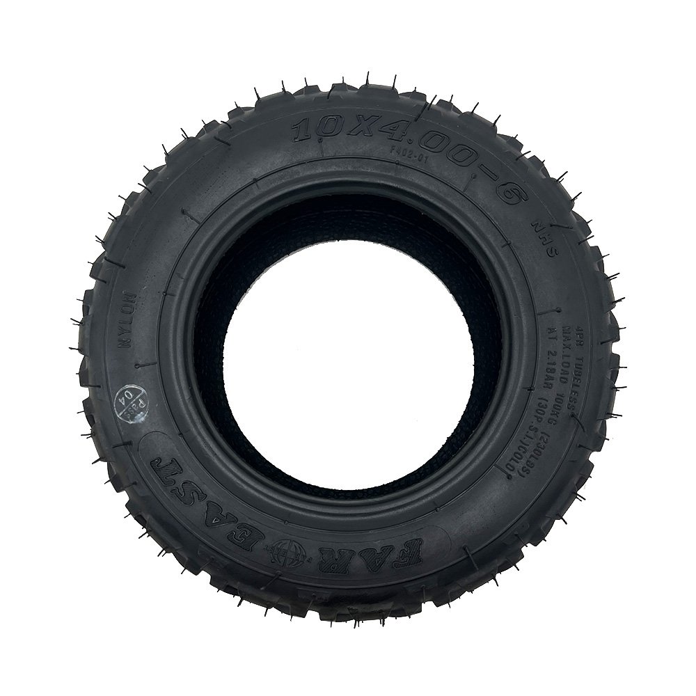 10x4.00-6 Tubeless Tyre Off-Road Vacuum Tire for Electric Scooter 10x4.0-6 Pneumatic Wheel Replacement Parts