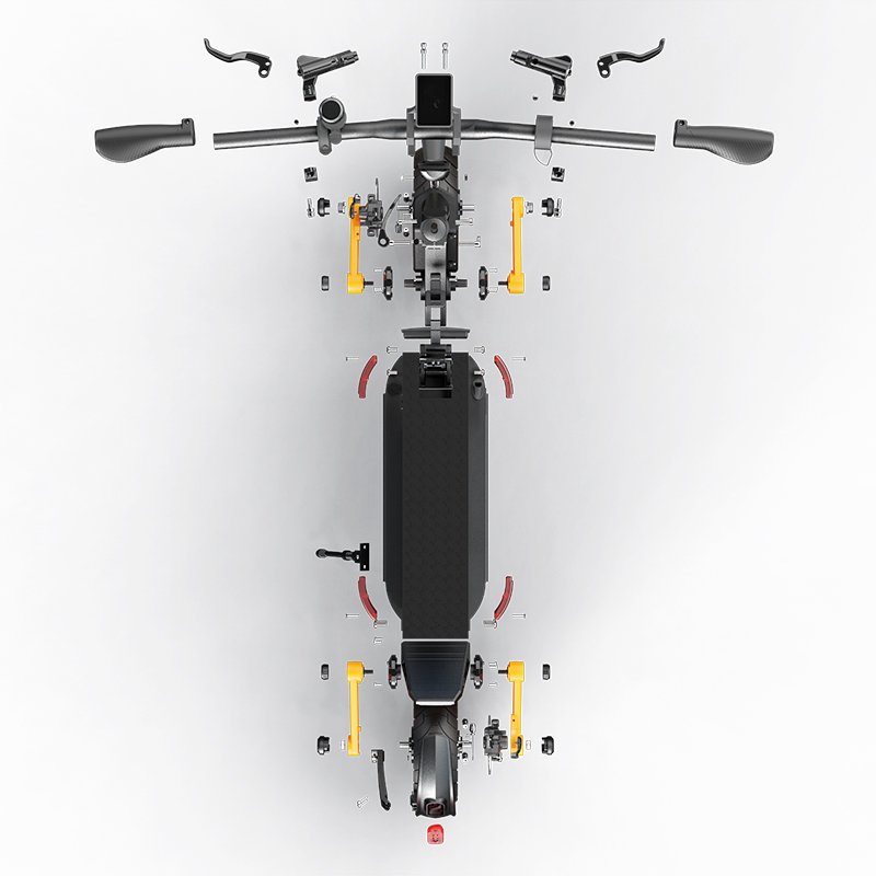 JOYOR S Scooter Accessories Spare Parts for S5 S10-S display battery brake light controller inner tube tire folding screw parts