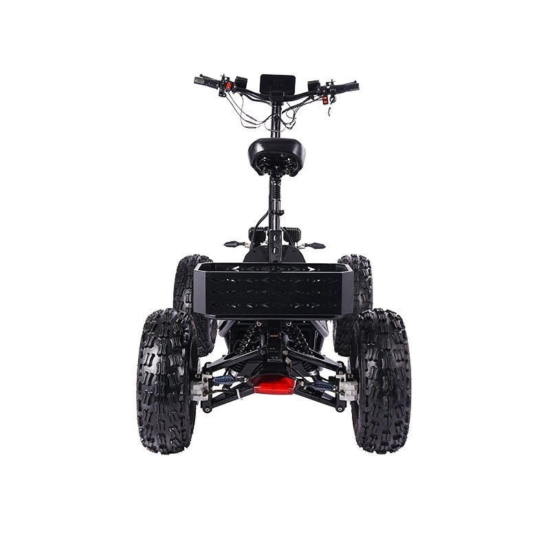 Heavy-Duty Off-Road 6000W Powerful Foldable Beach ATV Electric Scooter with Lithium Battery Power
