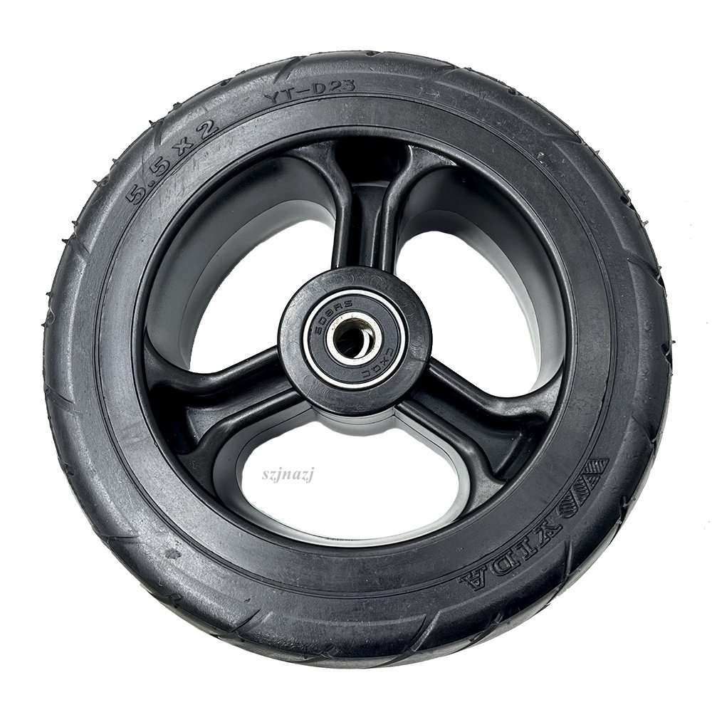 5.5 Inch 5.5x2 Solid Wheel 5.5*2 Tire with Plastic Hub for Fastwheel F0 Electric Scooter Accessories