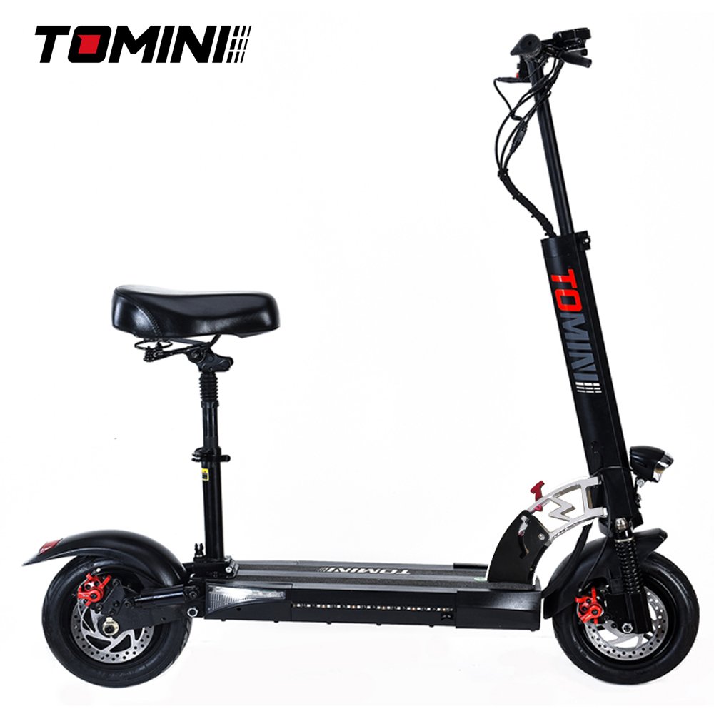 Tomini bast 2022 battery pack 48v Voltage motos electrica 800w 10 inch wide wheel electric scooter