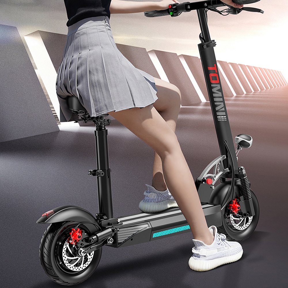 Tomini bast 2022 battery pack 48v Voltage motos electrica 800w 10 inch wide wheel electric scooter