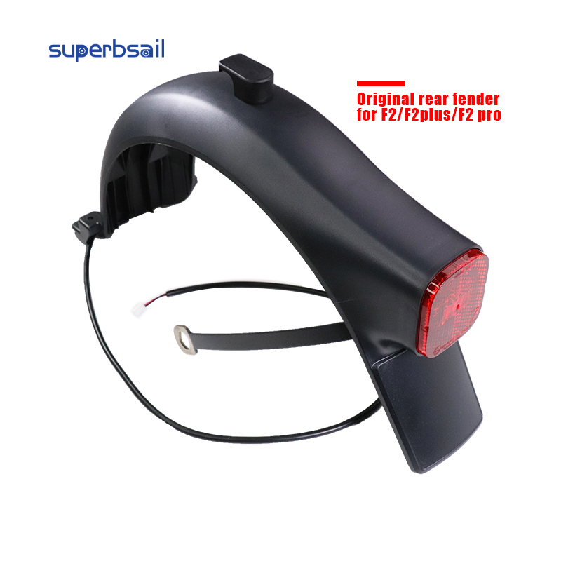 Superbsail High Quality Original Rear Fender For F2/F2 Plus/F2 Pro E-scooter Rear Mudguard Bracket Taillight Parts Accessories