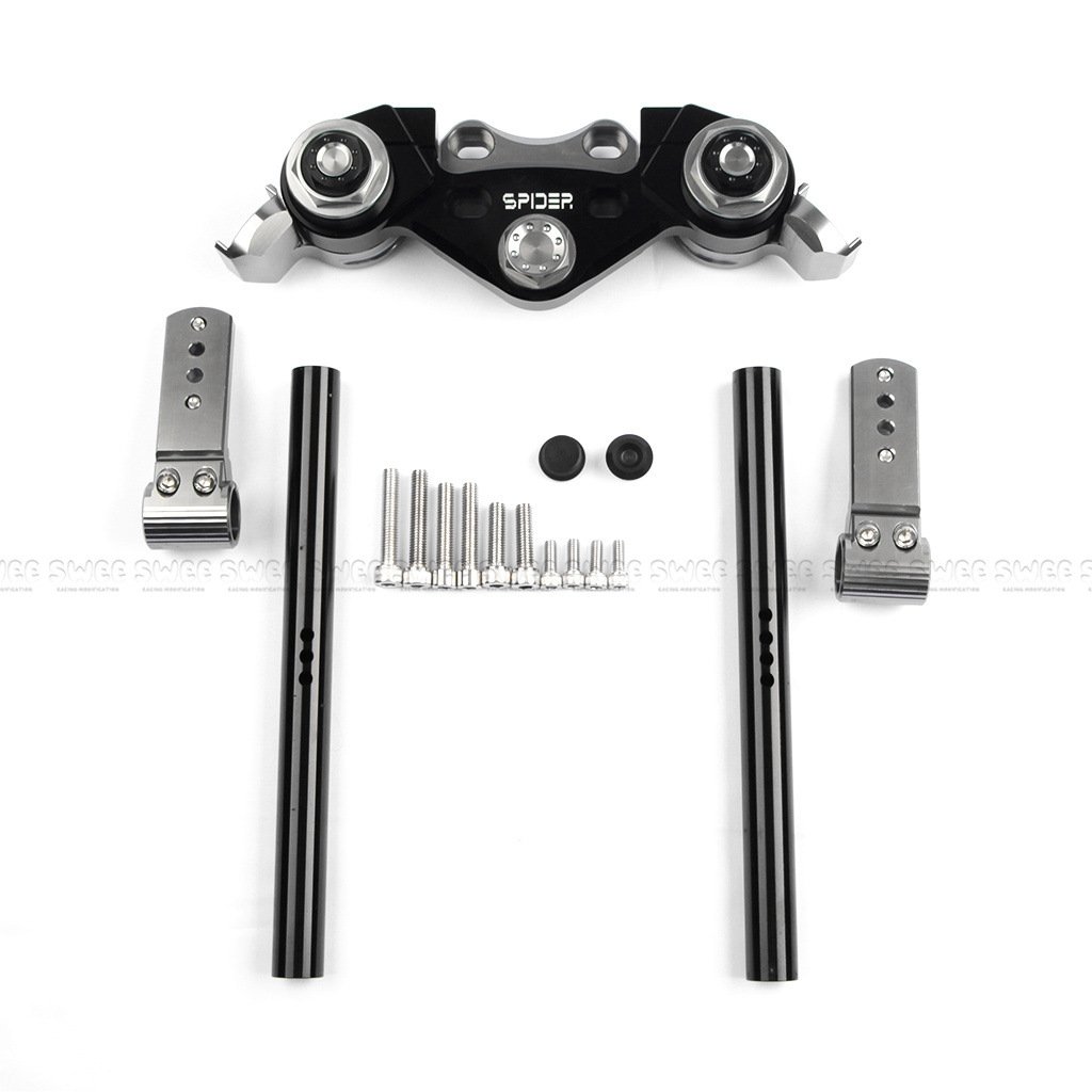 Motorcycle Handle Bar Clamp Handlebar Bike Handlebar Clip Ons CNC Aluminium Spare Parts For Honda PCX160 Yamaha NMAX155
