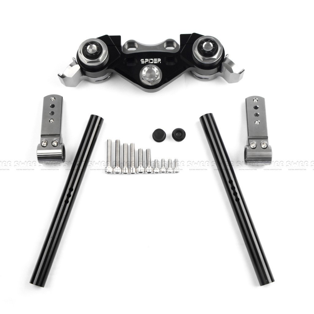 Motorcycle Handle Bar Clamp Handlebar Bike Handlebar Clip Ons CNC Aluminium Spare Parts For Honda PCX160 Yamaha NMAX155