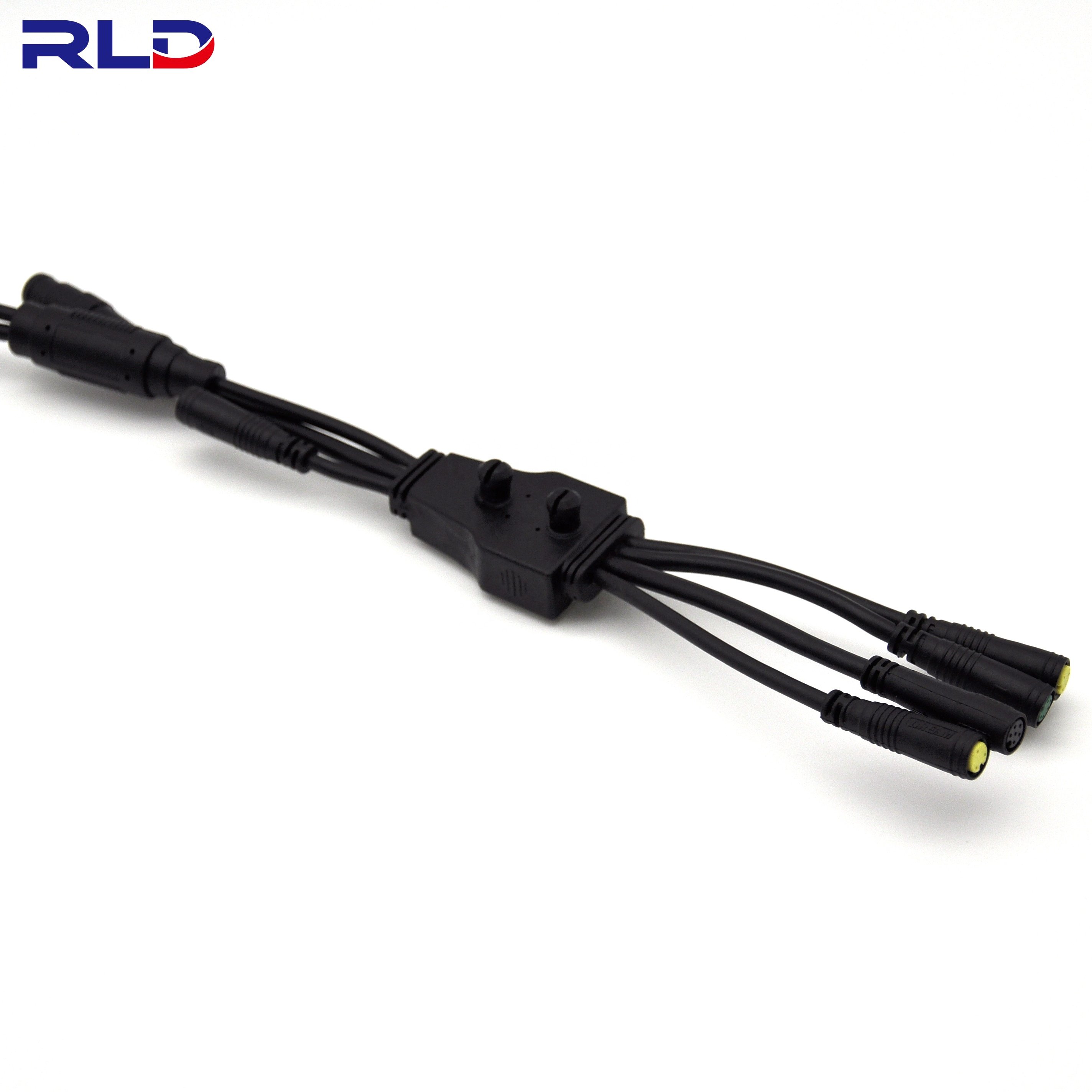 Male And Female Pv Wire Water Proof Connector Splitter Circular Connector For Electric scooters