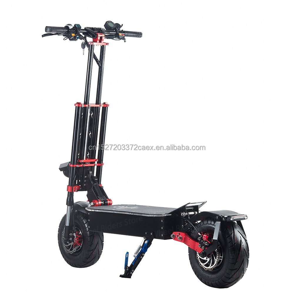 EU/USA Stock OBARTER X5 1200W*2 60V30Ah 13inch Electric Scooter Adult E-scooter 95km/h E-Scooter Two Wheel Hydraulic Shock