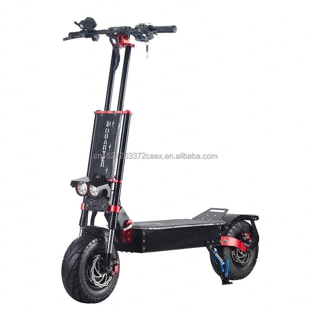 EU/USA Stock OBARTER X5 1200W*2 60V30Ah 13inch Electric Scooter Adult E-scooter 95km/h E-Scooter Two Wheel Hydraulic Shock
