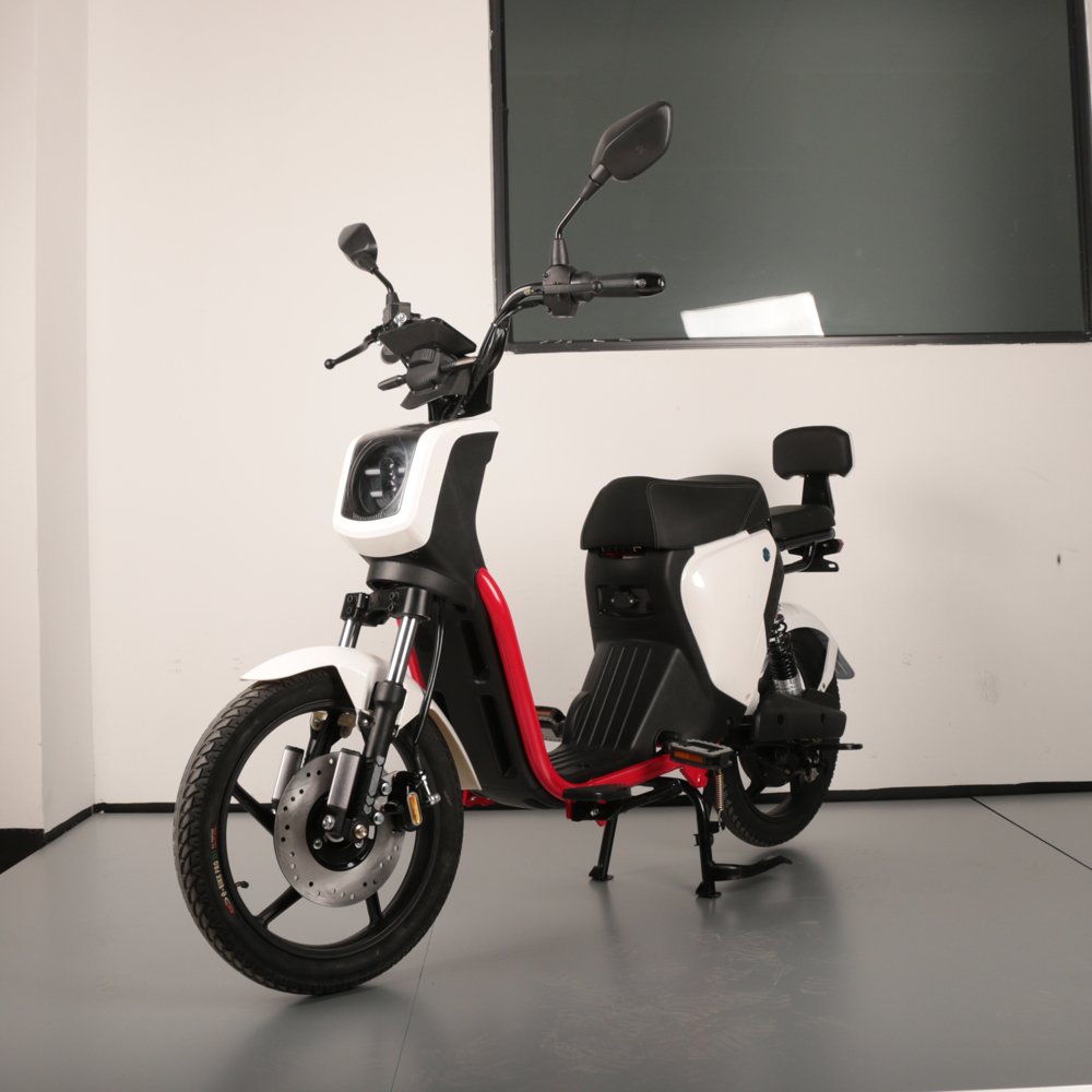 Long range adult pedal assist cargo fast food pizza delivery rear rack / baby seat electric moped scooter motorcycle motorbike