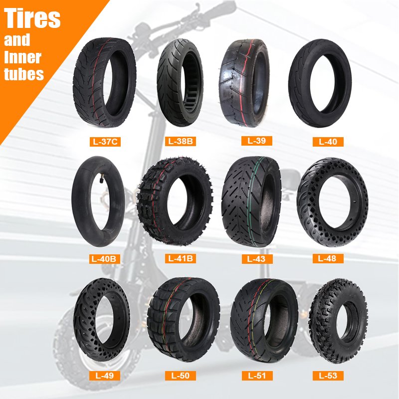 New Image EU Warehouse Xiaomi MIJIA M365/Ninebot Max G30 Scooter Spare Parts Accessories E Scooter Tires Wheels