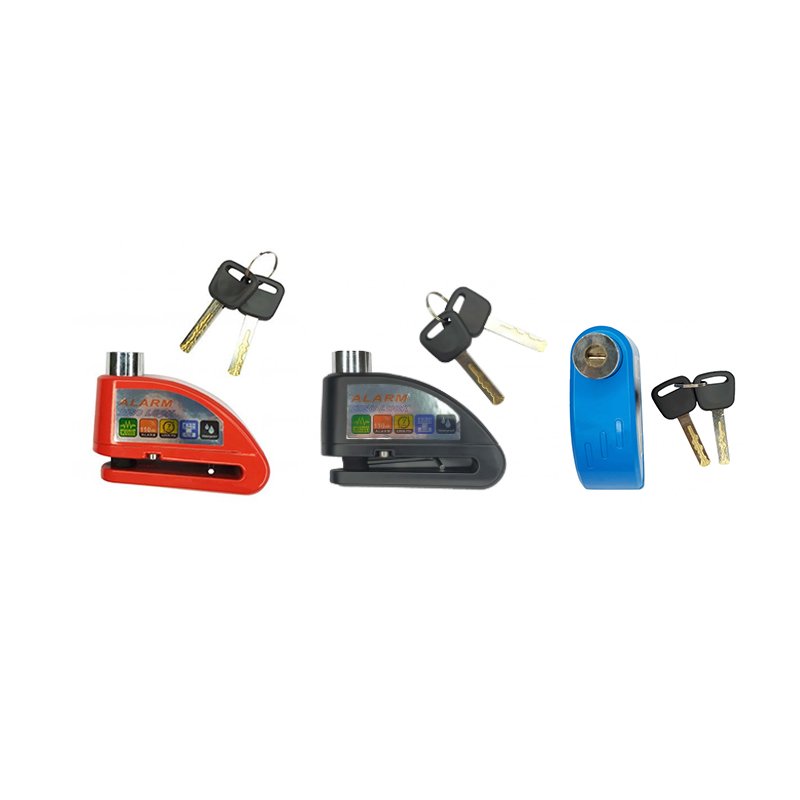 EU Warehouse Bicycle Scooter Wheel Disc Brake Alarm Lock Aluminum Alloy Security Anti-theft Lock Bike Disc Lock Accessories