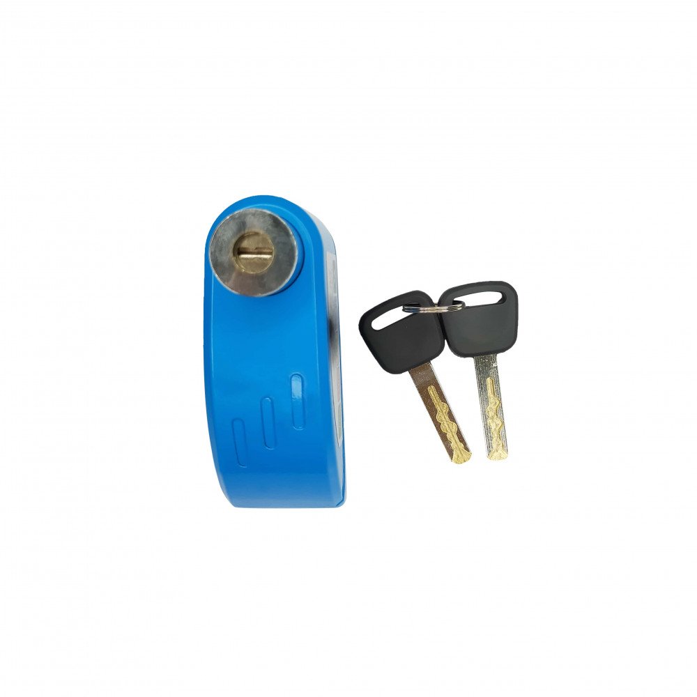 EU Warehouse Bicycle Scooter Wheel Disc Brake Alarm Lock Aluminum Alloy Security Anti-theft Lock Bike Disc Lock Accessories