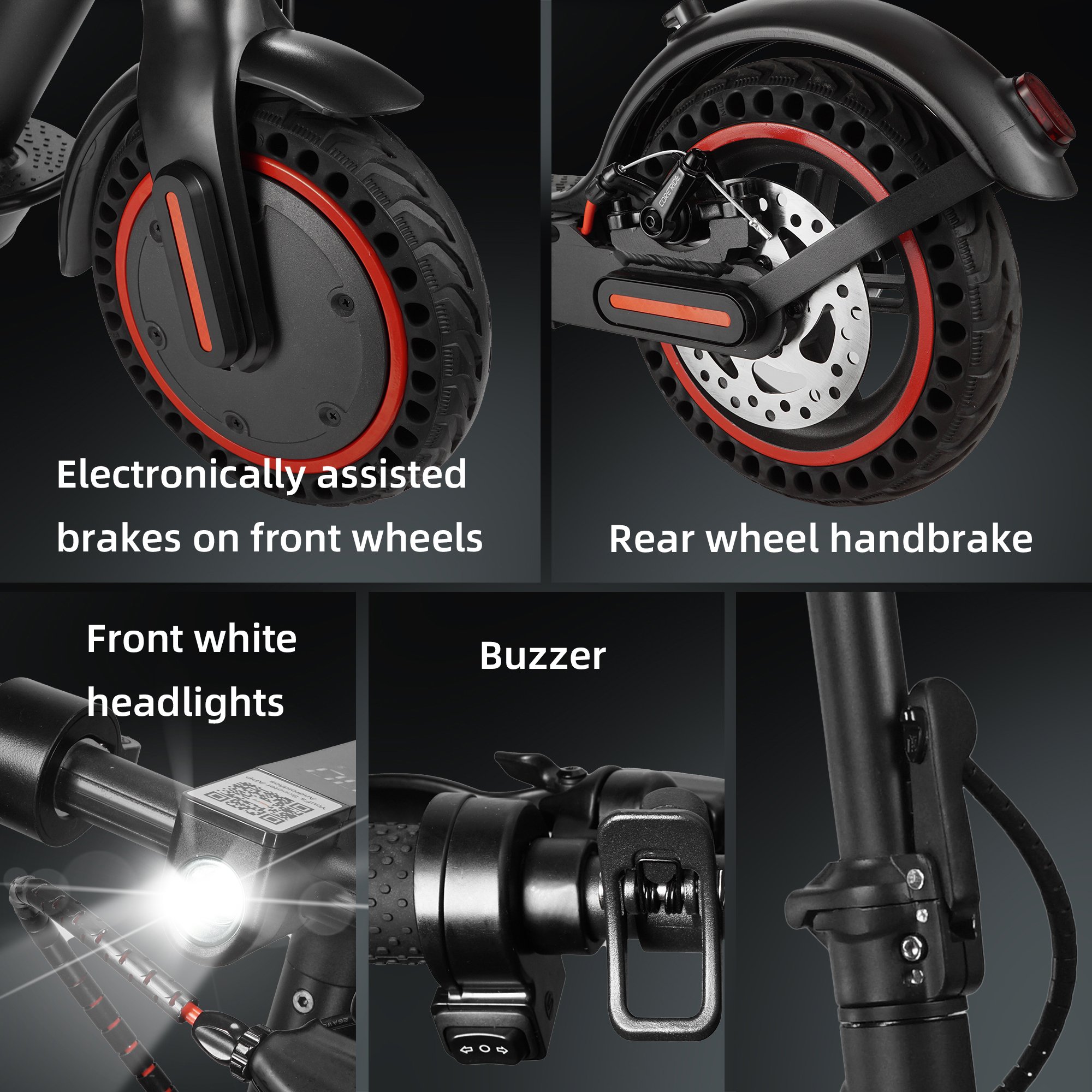 Europe hot selling WQ-W4 Pro Electric Scooter 36V 10Ah Battery 350W 500W Motor 8.5inch Tires 25KM/H 25mph Folding E-Scooter