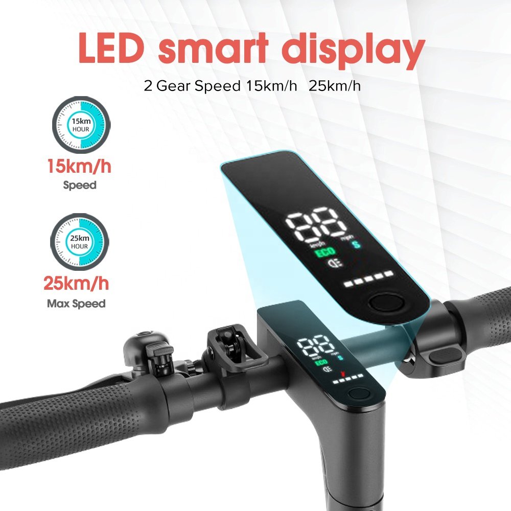 8.5/10 Inch Electric Scooter 350/500W Fold E Scooter 36v10.4Ah15Ah Adult Scooter 30-60km Endurance Waterproof