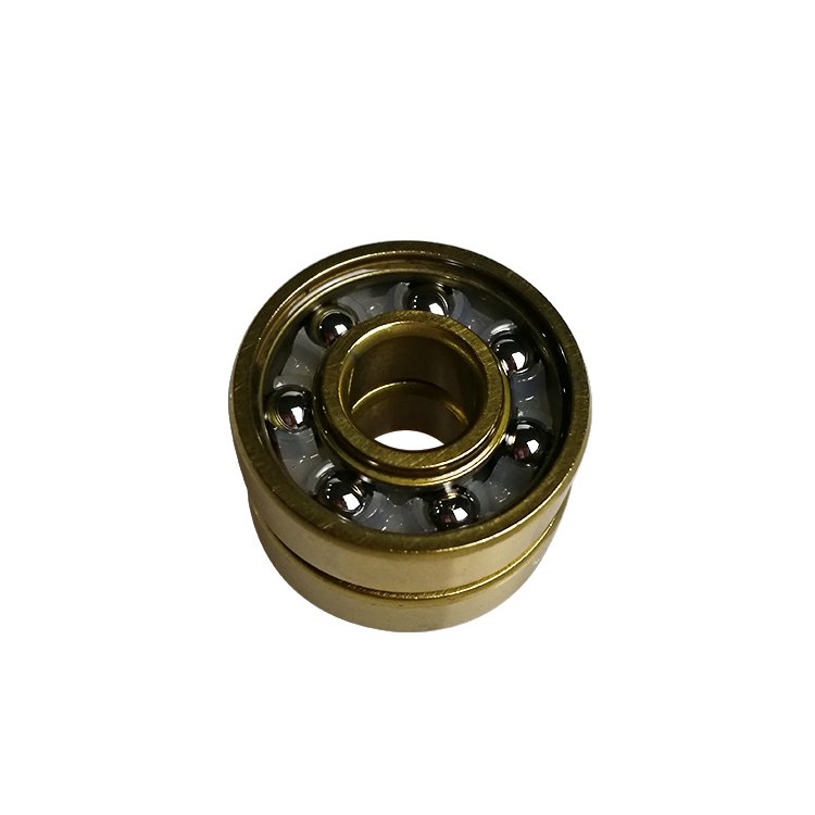 Gold Titanium 608RS Skateboard Scooter Bearing with custom Logo Package Waterproof Chrome Bearings for Inline Skating