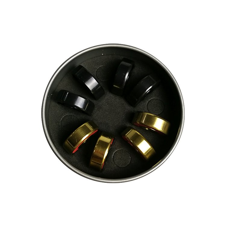 Gold Titanium 608RS Skateboard Scooter Bearing with custom Logo Package Waterproof Chrome Bearings for Inline Skating