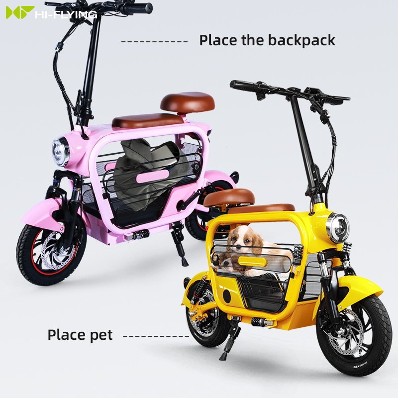 14 inch integrated wheels powerful 500w 48v 12A battery 25km/h CST tire electric scooter for pets and shopping