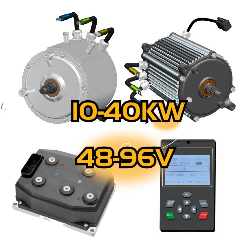 motor 10KW 20KW 30KW 40KW with controller electric drive full used ev tractor boat motorcycle scooter whole set conversion kit