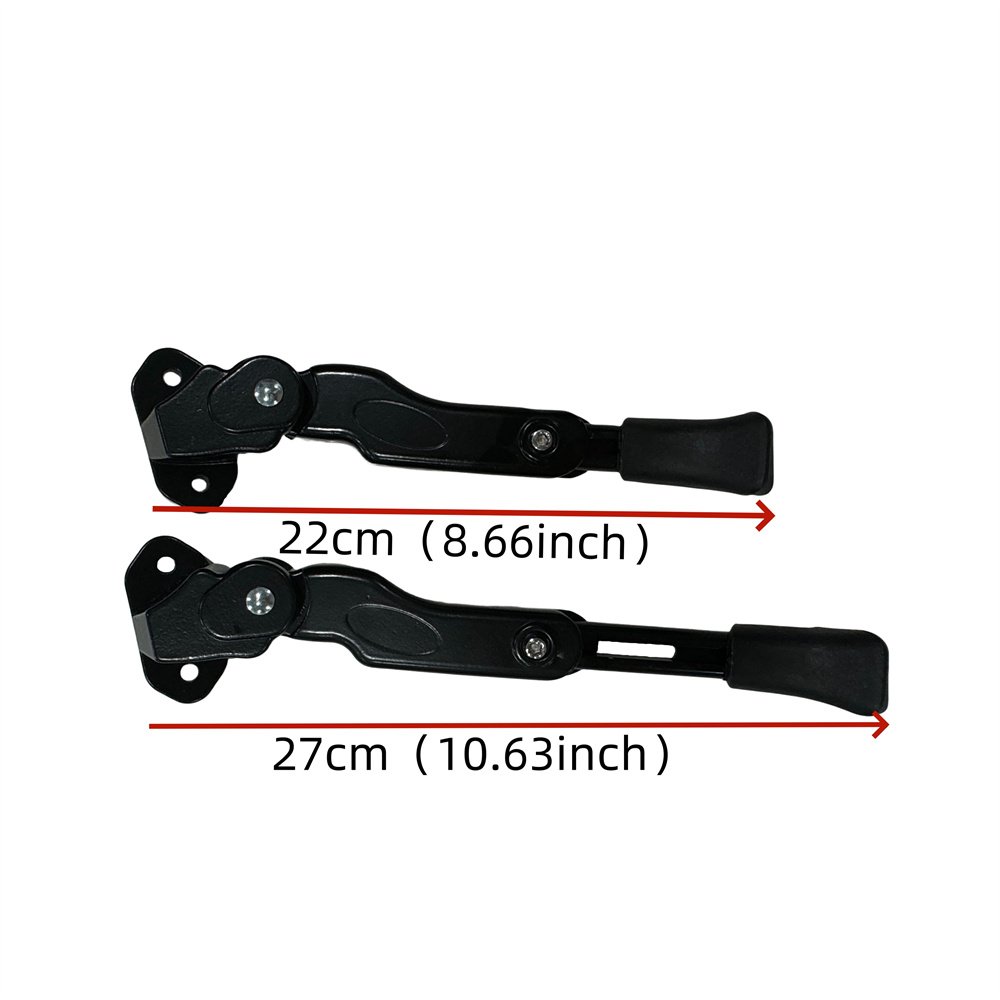 Electric Scooter Adjustable Kickstand Aluminium Footrest Durable Footrest Accessory for E-Scooters Enhanced Stability Support