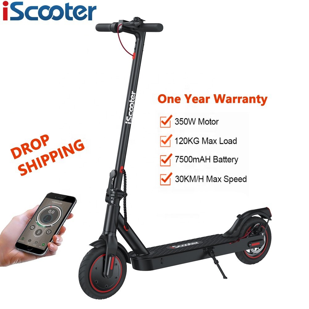 iScooter 350W Electric Kick Scooter Foldable 8.5 Inch Electric Scooters Adult 30 km/h Mini Smart Scooter No Tax