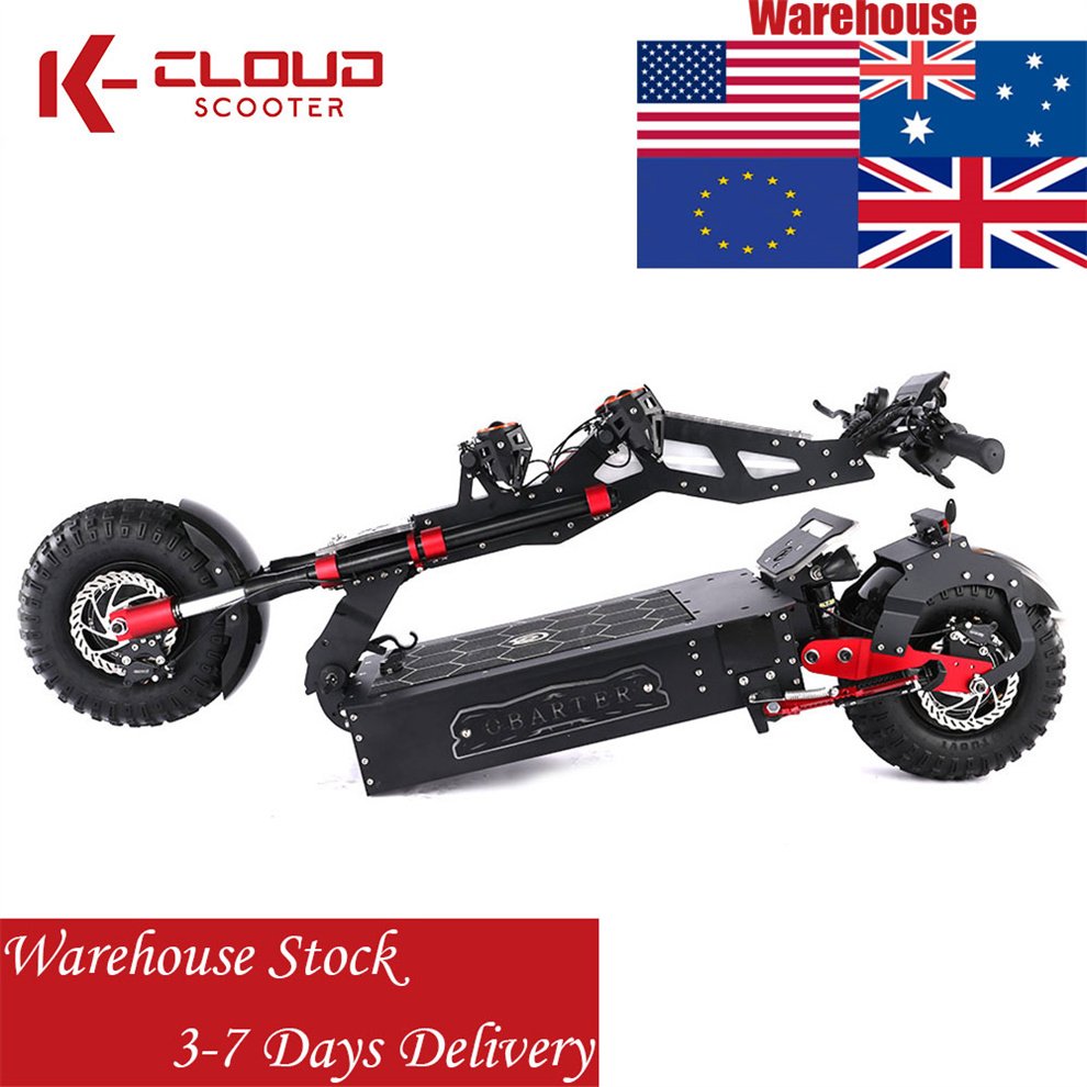 Private Label Trotinette-Electrique- 8000W 10000W Fastest 200Kg Load Electric Scooter 14 Inch 72V Elektroroller