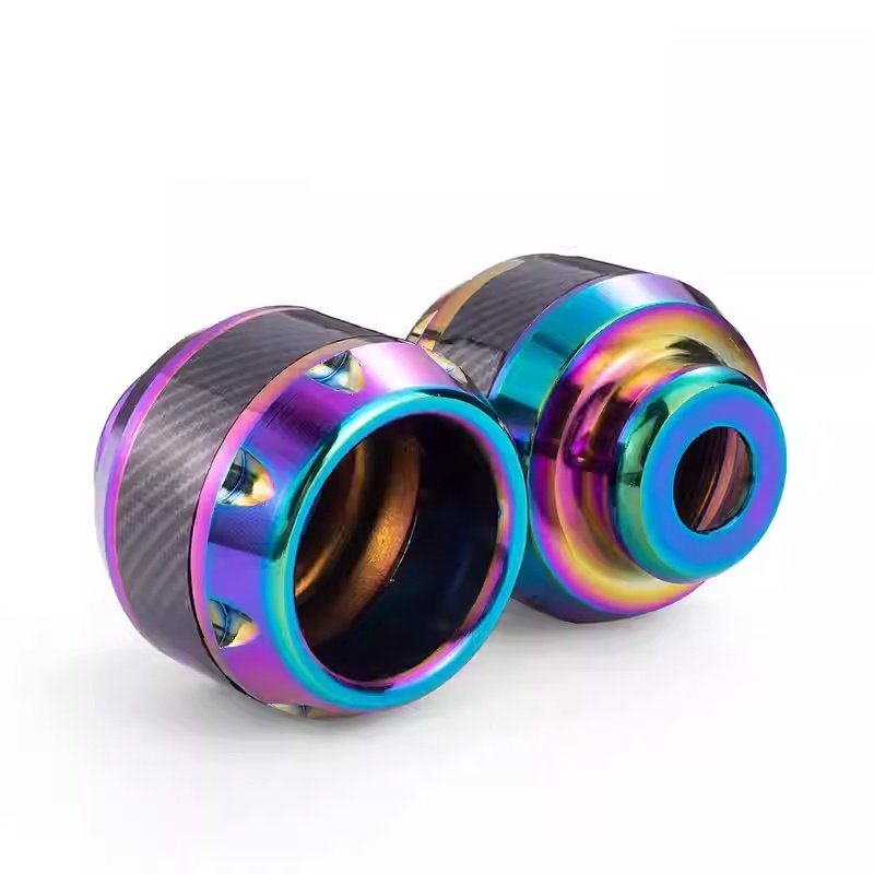 Electric motorcycle modification titanium anti fall cover colorful scooter front fork protective cover