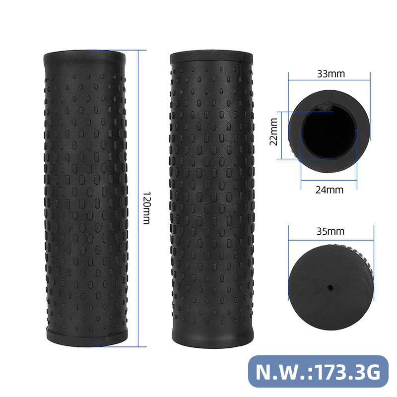 EU Warehouse 1 Pair of Rubber Handle Covers For M365 Pro Pro2 Replacement Parts Electric Scooter Handle Kit Rubber Handle Gloves