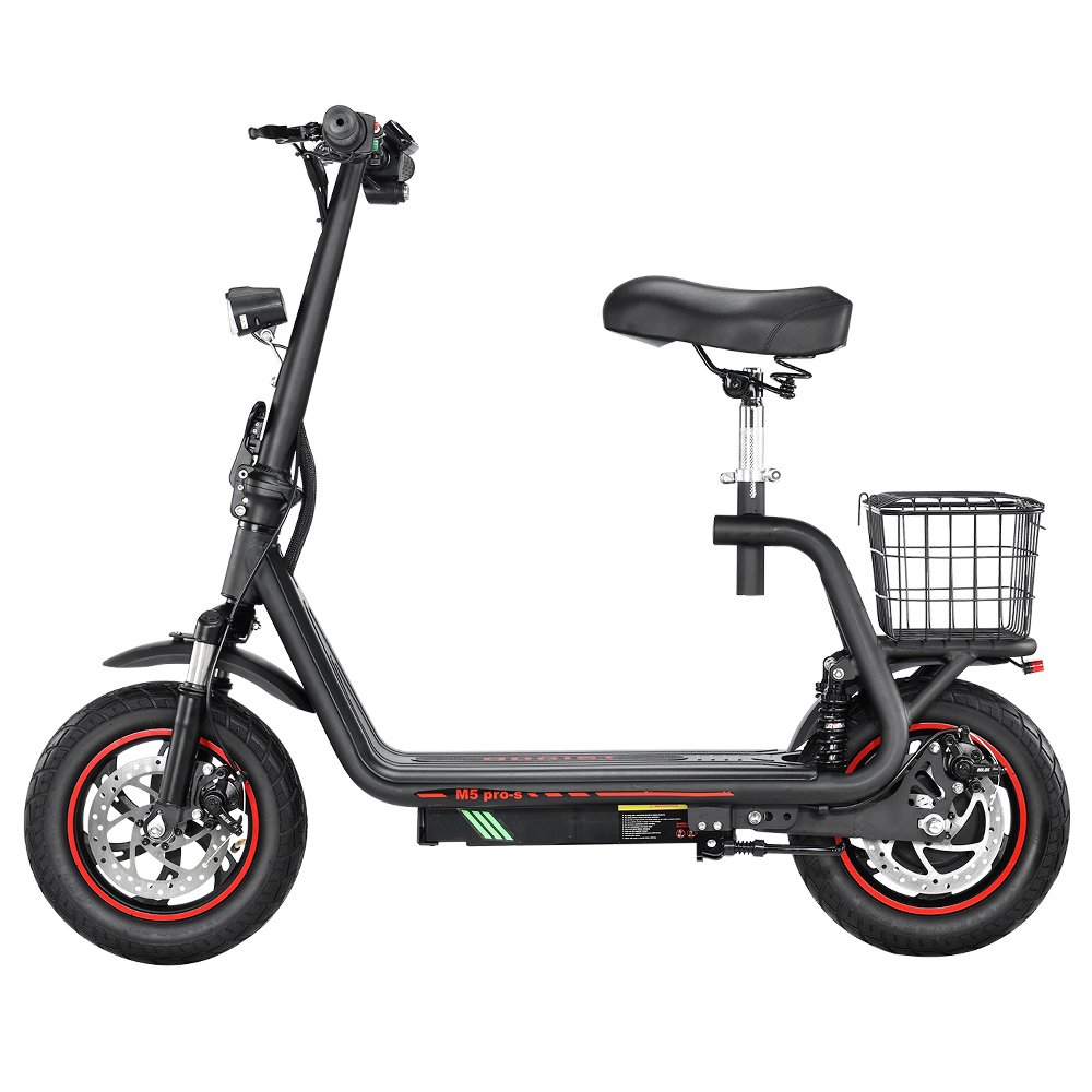 New Arrival EU Warehouse 48V 13Ah 12 Inch 500W 48km/h Bogist M5 Pro-S Electric Scooter with Seat And Tool bag