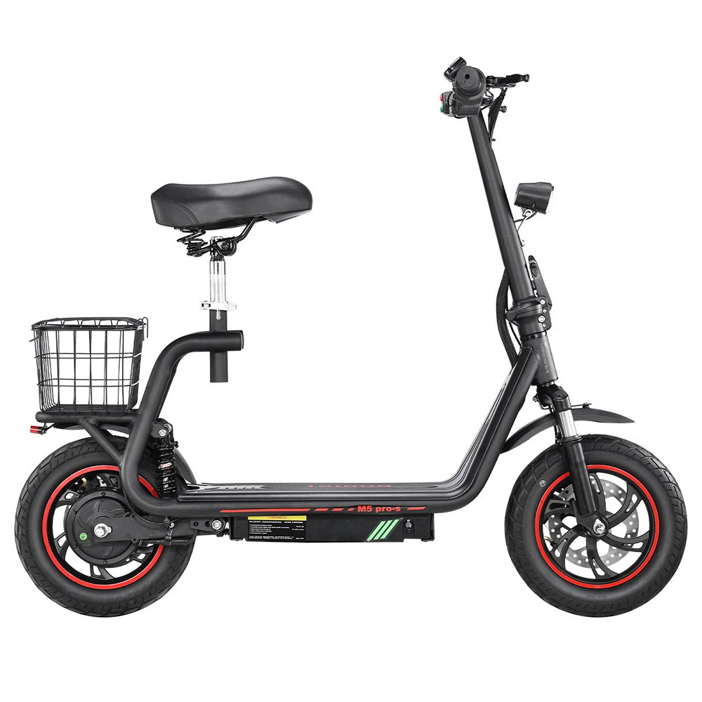 New Arrival EU Warehouse 48V 13Ah 12 Inch 500W 48km/h Bogist M5 Pro-S Electric Scooter with Seat And Tool bag