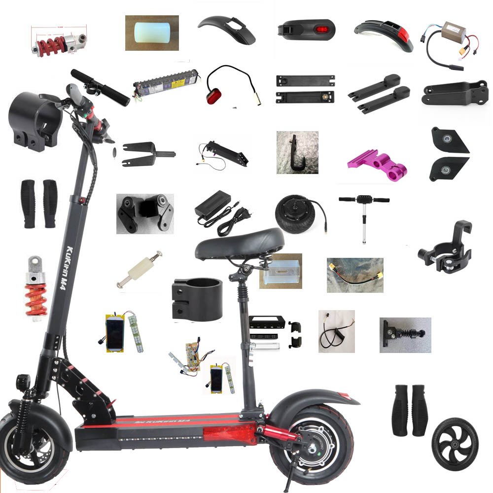 Electric scooter parts for KugooKirin M4 all inner and outer tires headlight turn signal fender upright post disc brake