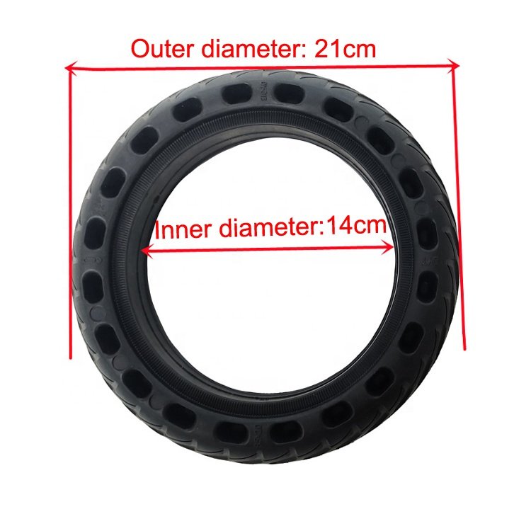 Hot sell 8.5 inch 8.5x2 Honeycomb Solid Tires 8 1/2x2 airless tyre for Xiaomi M365 Electric Scooter 8.5x2 Solid Tyre