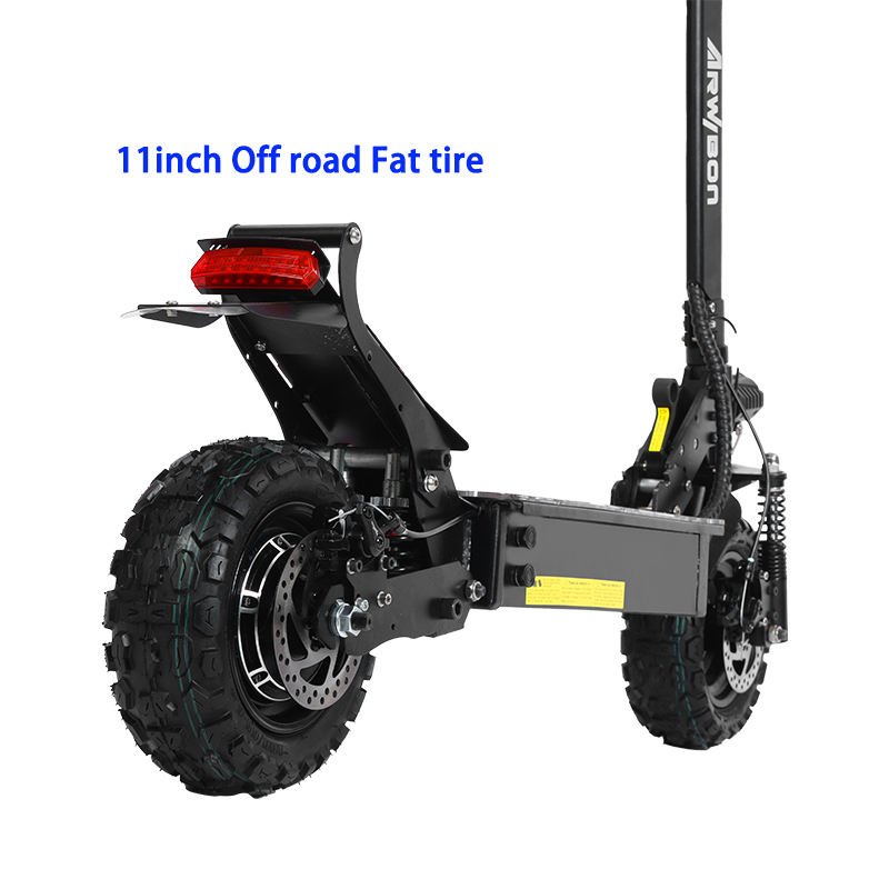 USA EU warehouse 11inch offroad fat tire e scooter 2500W 48V fast escooter adults electric scooters