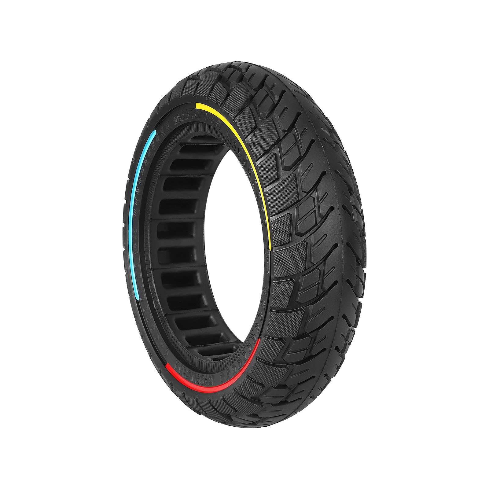 Ulip 10*2.5(60/70-6.5) solid tire with three colours circle(45mm slot) Repair Spare Parts Wheels