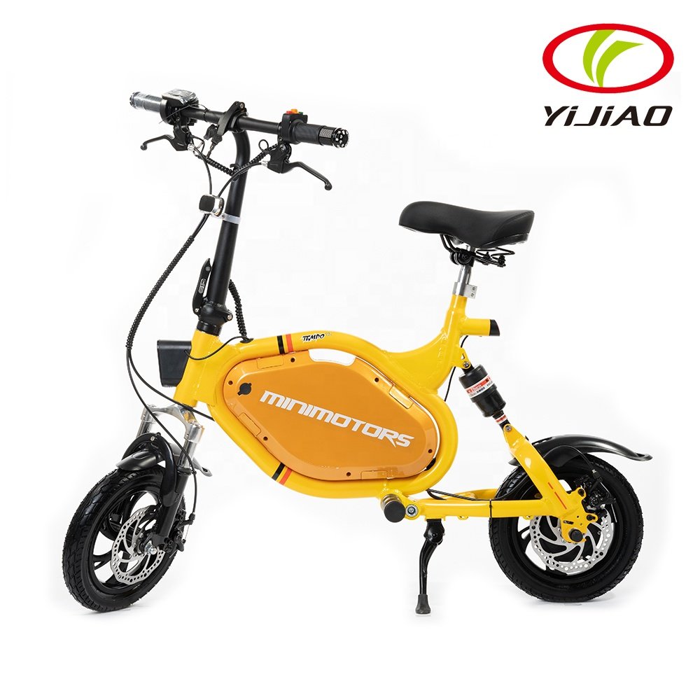 Waterproof electric foldable bike 12 Inch electric trail bike two wheel electric scooter