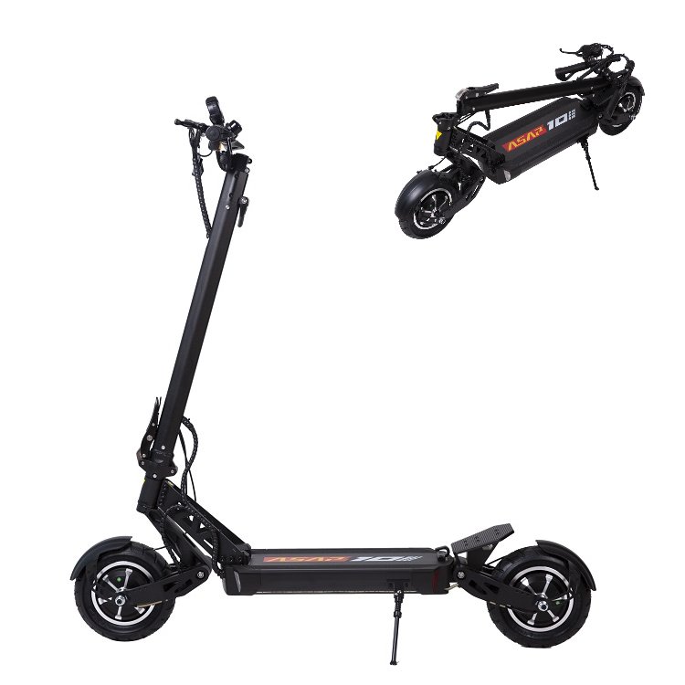 Usa Warehouse Hot Selling Off Road Eu Stock Folding Front Electronic Design Dual Motor Electric Scooter