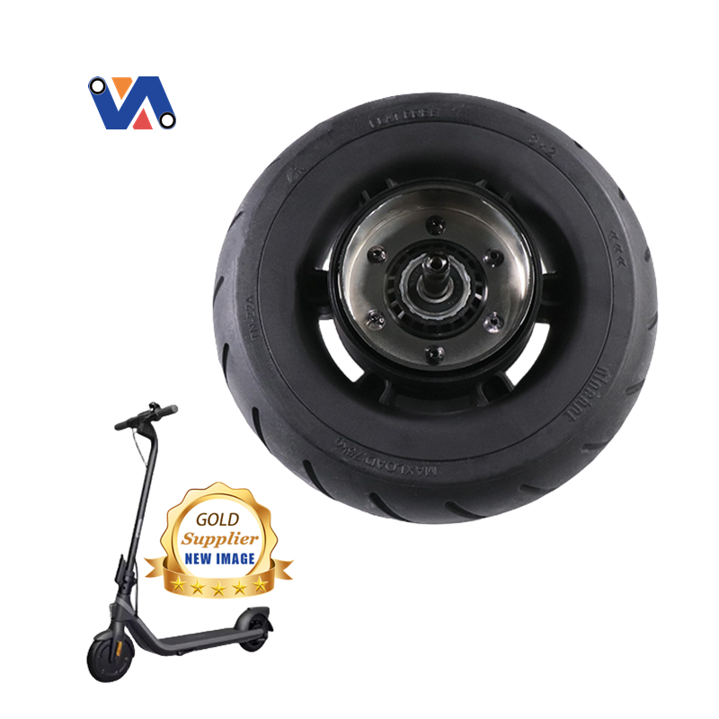 8inch Tire with Hub Original Rear Wheel for Nine bot E2 E2Plus Electric Scooter Parts Kickscooter Accessories Replacement Parts