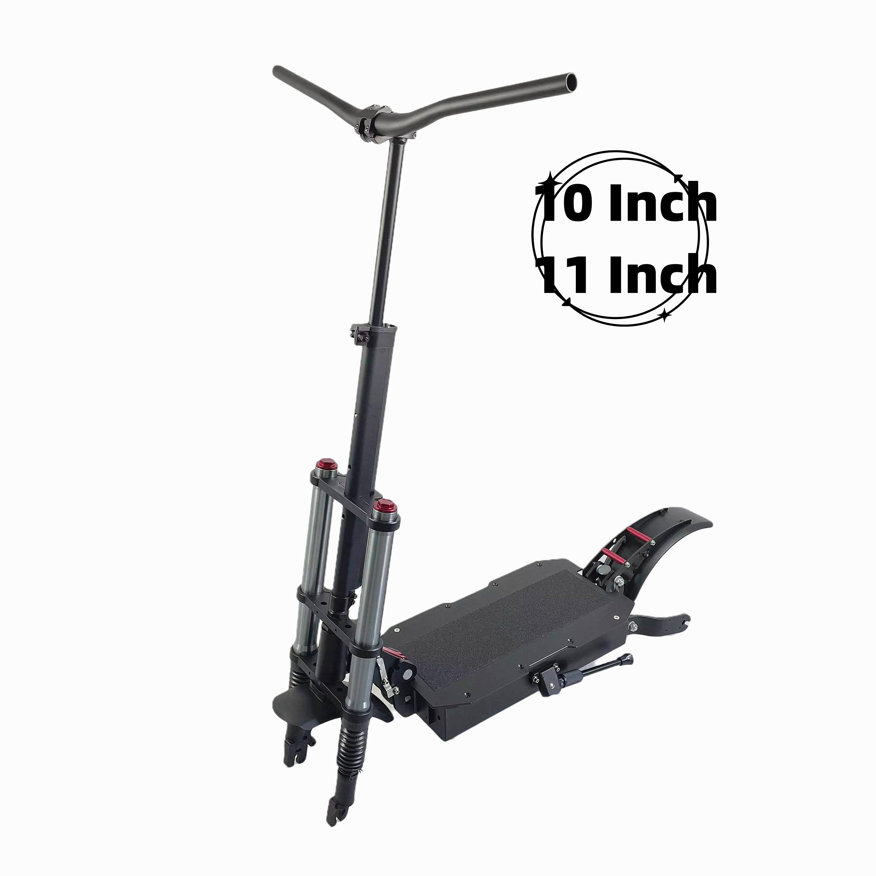 new design custom e scooter frame conversion kit spare parts accessories 10inch 11inch aluminium electric scooter frame body