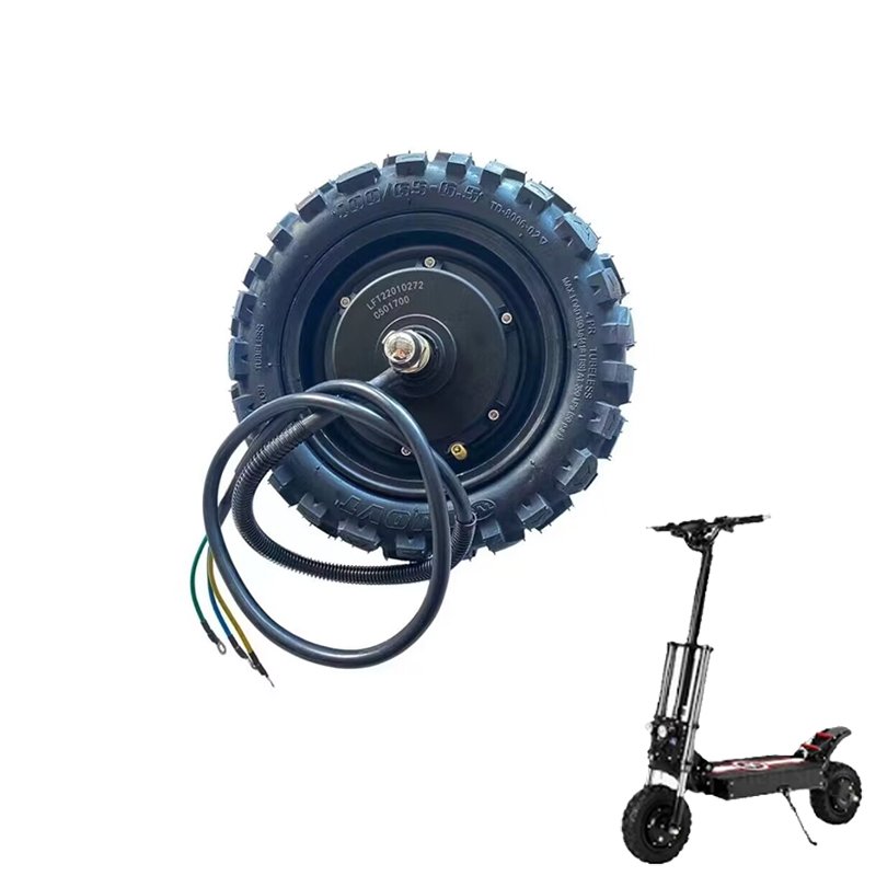 LANGFEITE 60V Electric Scooter Original T8 11 Inch Motor With Off road Tire Electric Scooter Scooters Parts